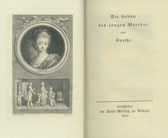 Daniel Chodowiecki - Goethe, Joh. W. von, Die Leiden des jungen Werther. 1910