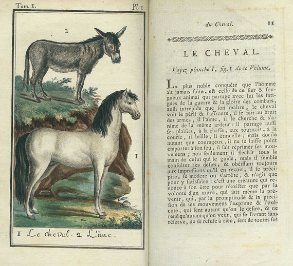 Georges Louis Lerclerc Buffon - Histoire naturelle. 12 Bde. 1786-1787
