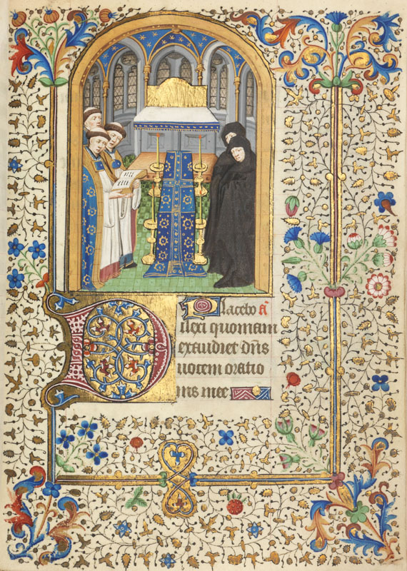  Manuskript - Stundenbuch. Paris um 1450. Manuskript auf Pergament. - 