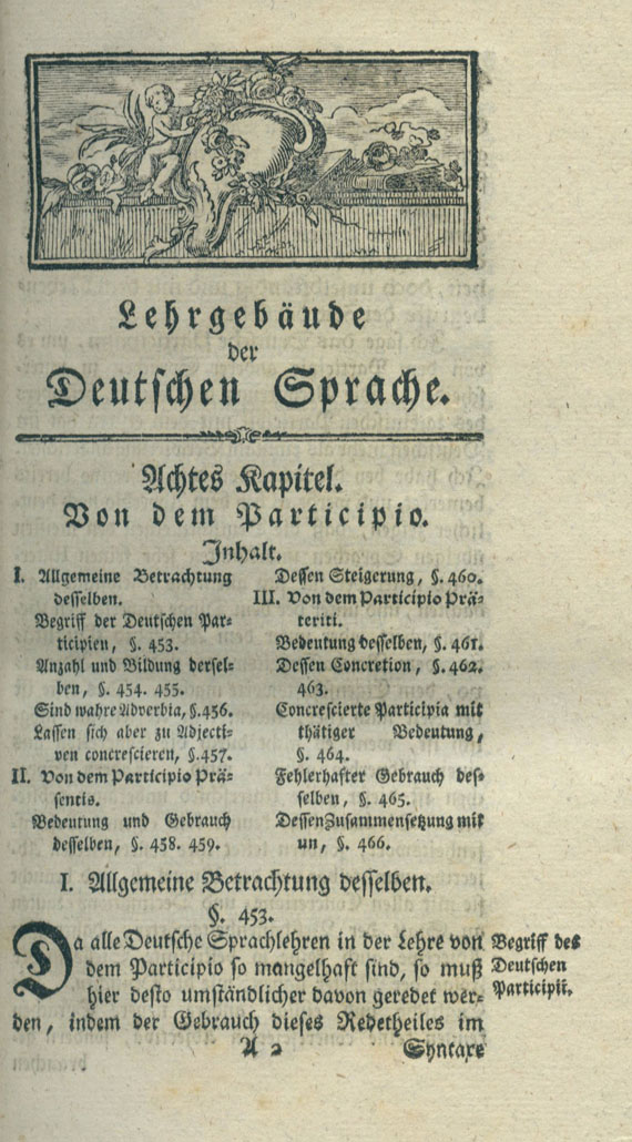 Johann Christoph Adelung - Umständliches Lehrgebäude der Deutschen Sprache. 2 Bde. 1782