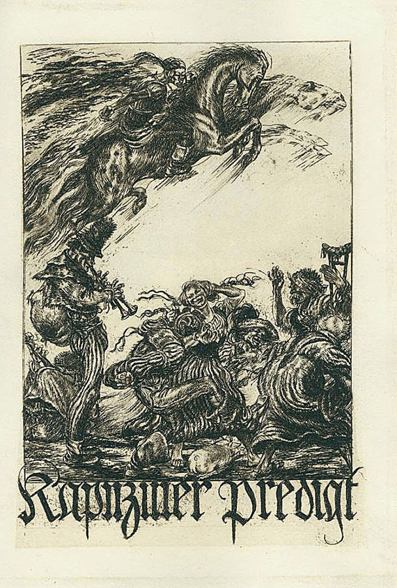  Nibelungendruck - Schiller, Kapuziner Predigt, Illustr. Kolb, Alois