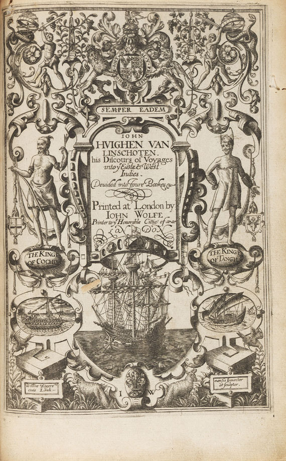Jan Huygen van Linschoten - Discours of Voyages - 
