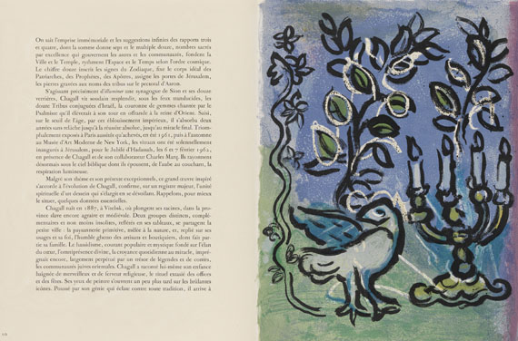 Marc Chagall - Vitraux pour Jérusalem. - 