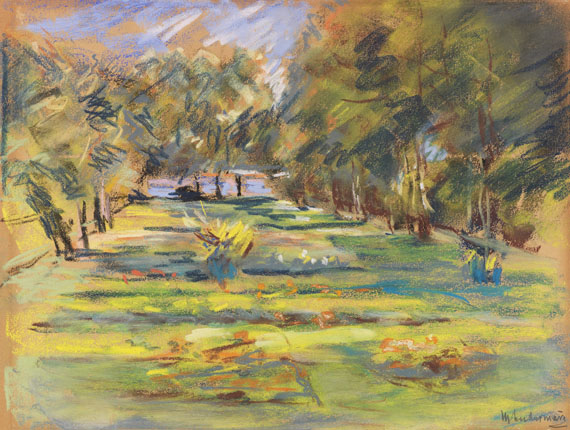 Max Liebermann - Blick in den Wannseegarten