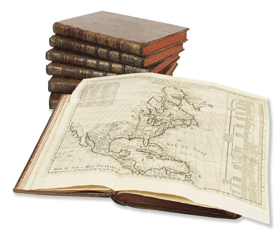 Henri Abraham Châtelain - Atlas historique. 7 Bände