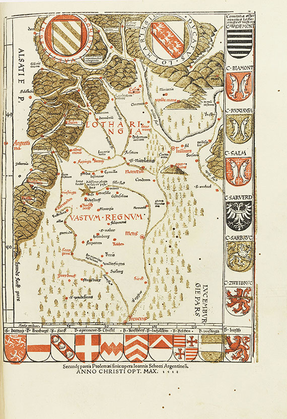 Claudius Ptolemaeus - Geographie (Straßburg, Schott) - 