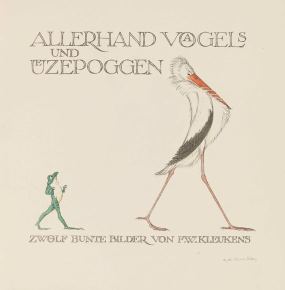 Friedrich Wilhelm Kleukens - Allerhand Voagels und Uezepoggen - 