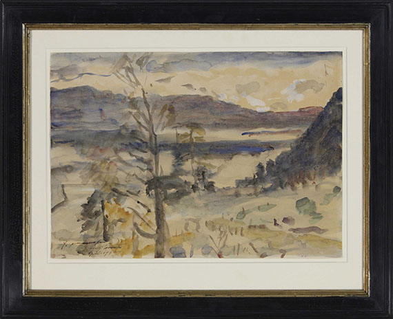 Lovis Corinth - Walchensee Landschaft - Frame image