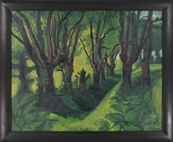 Hermann Max Pechstein - Wald in den Pyrenäen - Frame image