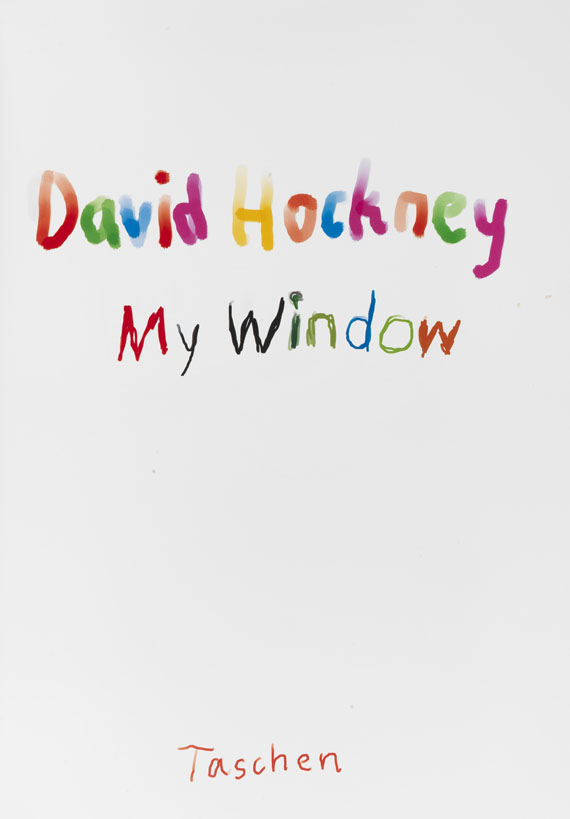 David Hockney - My Window. Art Edition No 493. Signierte Ausgabe - 