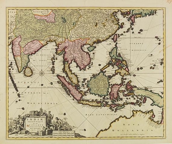 Landkarten-Sammlung - Sammlung von 45 Karten, dabei: Duval, Atlas universel des sciences