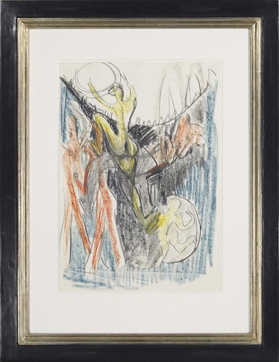 Ernst Ludwig Kirchner - Allegorie - Der Aufstieg (Emporsteigender) - Frame image