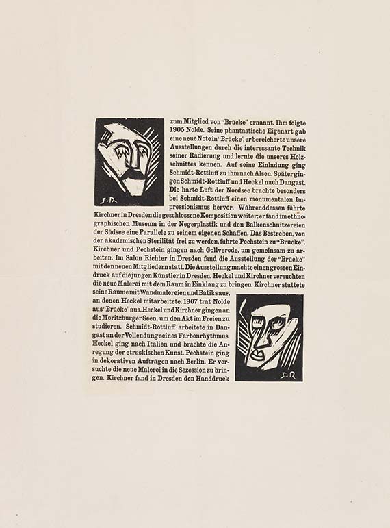 Ernst Ludwig Kirchner - Chronik der Künstlergruppe "Brücke"