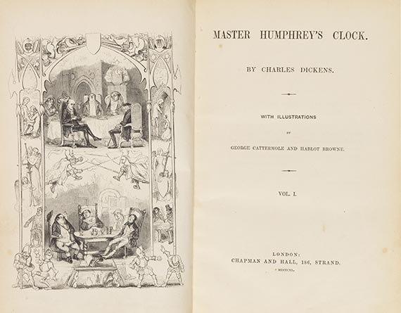 Charles Dickens - Master Humphrey's Clock. 3 Bände