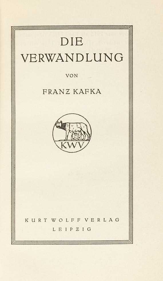 Franz Kafka - Die Verwandlung - 