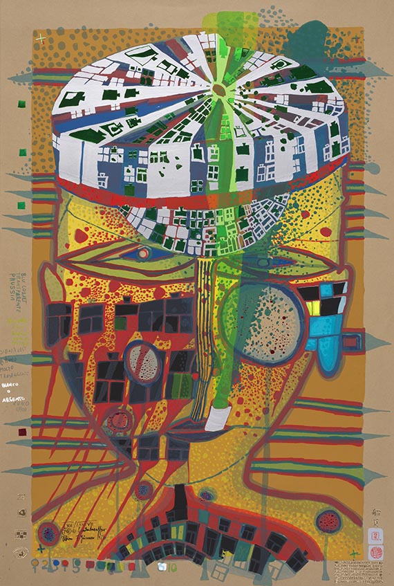 Friedensreich Hundertwasser - One of five seamen