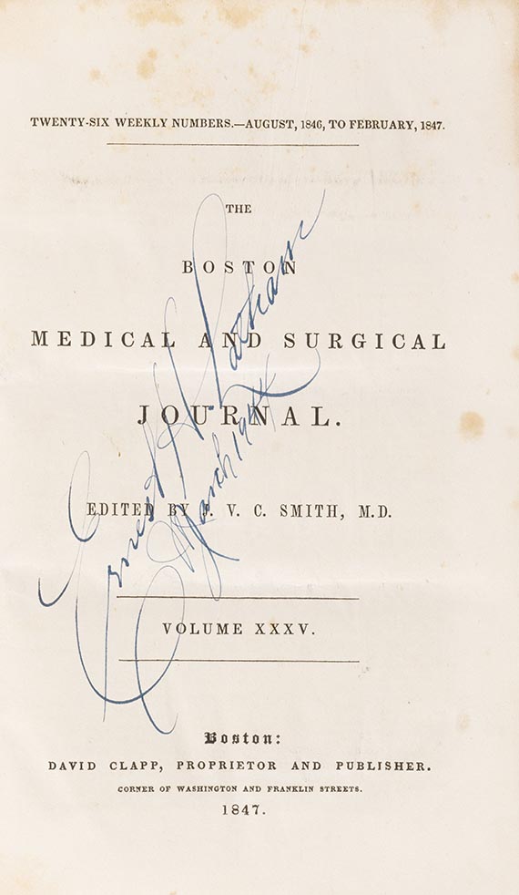   - The Boston medical and surgical journal XXXV