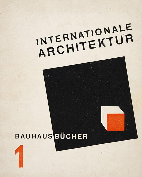  Bauhaus - Bauhausbücher. 4 Bände + 2 Beigaben