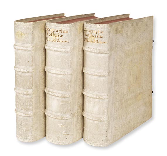 Heinrich Scherer - Atlas novus exhibens orbem terraqueum. 3 Bde. - 