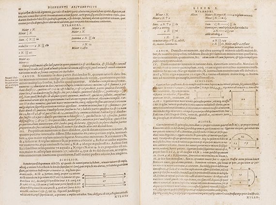  Diophantus von Alexandria - Rerum Arithmeticarum - 