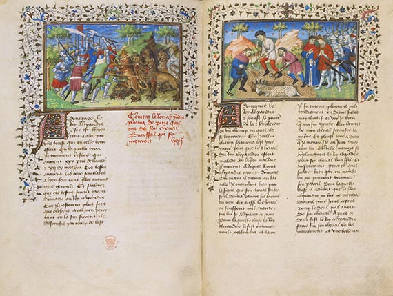   - Pariser Alexanderroman. Faksimile u. Kommentarband