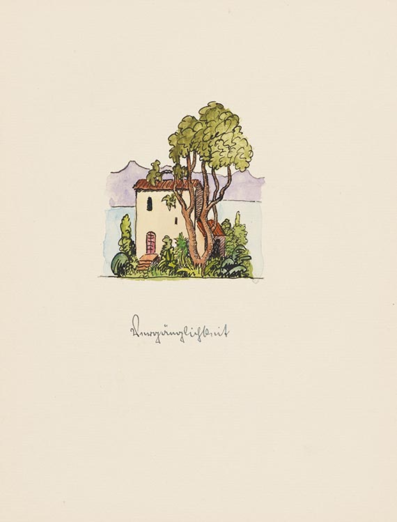 Hermann Hesse - Blumen. Aquarelle mit Gedichten