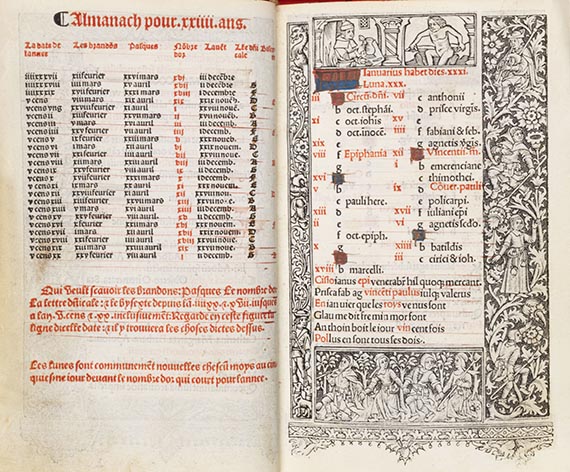  Stundenbuch - Gedrucktes Stundenbuch Thielman Kerver - 