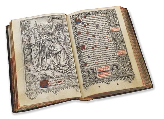  Stundenbuch - Gedrucktes Stundenbuch Thielman Kerver - 