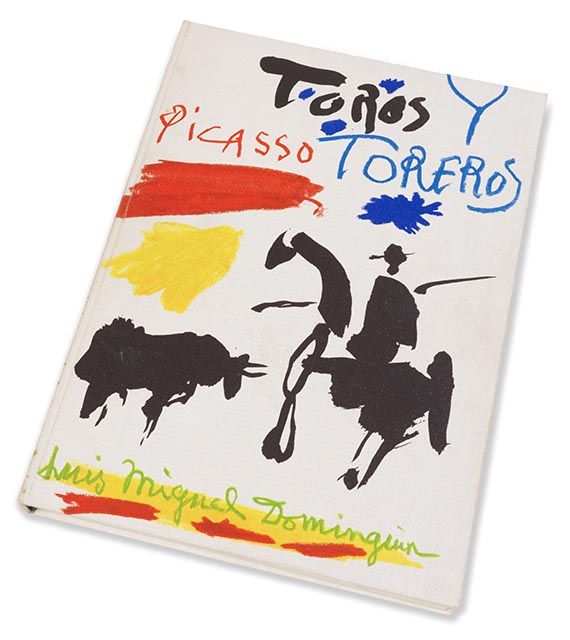 Pablo Picasso - Torros y toreros. Mit Widm. u. Orig.-Zeichn.: Pour Annelise, 21 10 64. - 