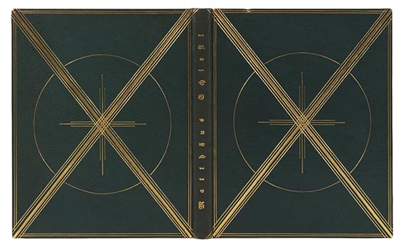 Otto Dorfner - Matthäus Schiestl. Handeinband von Otto Dorfner