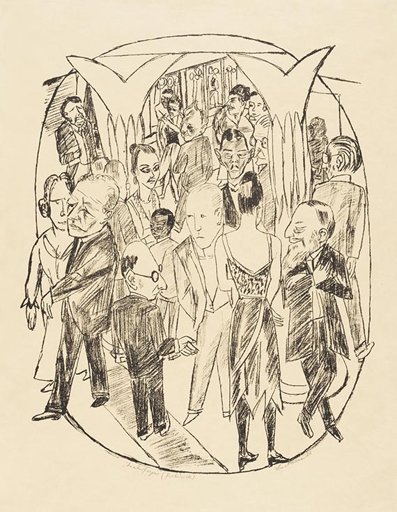 Max Beckmann - Theaterfoyer