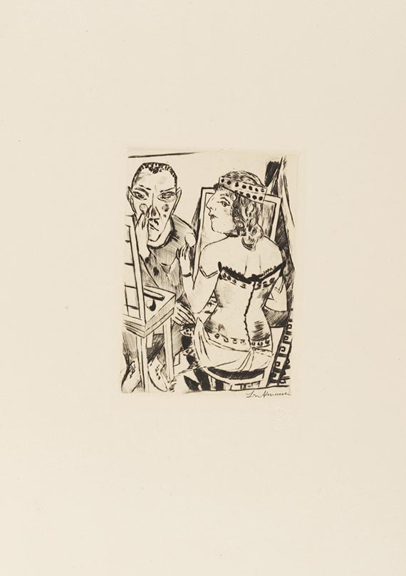 Max Beckmann - Jahrmarkt (10 Blatt) - 