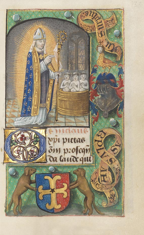  Manuskripte - Stundenbuch auf Pergament. Flandern 1480-1500 - 