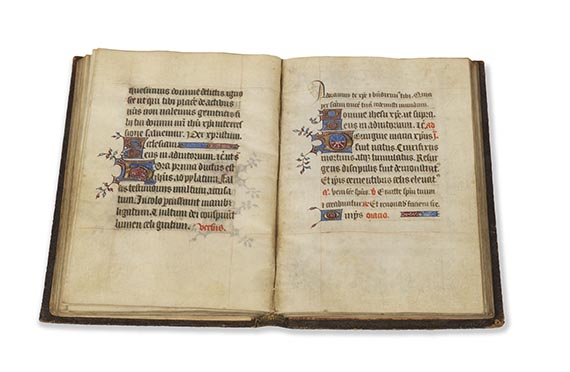  Manuskripte - Stundenbuch auf Pergament. Bretagne um 1410 - 