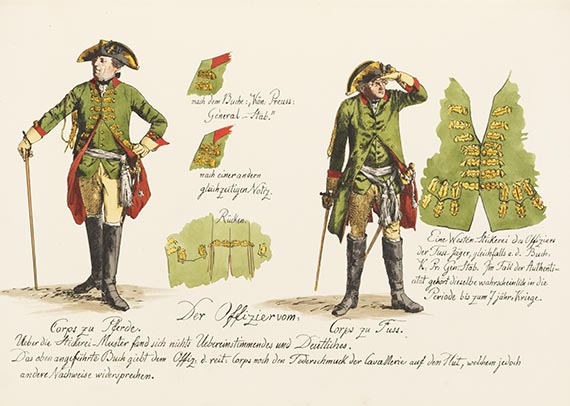 Adolph von Menzel - Die Armee Friedrich des Grossen in ihrer Uniformierung - 